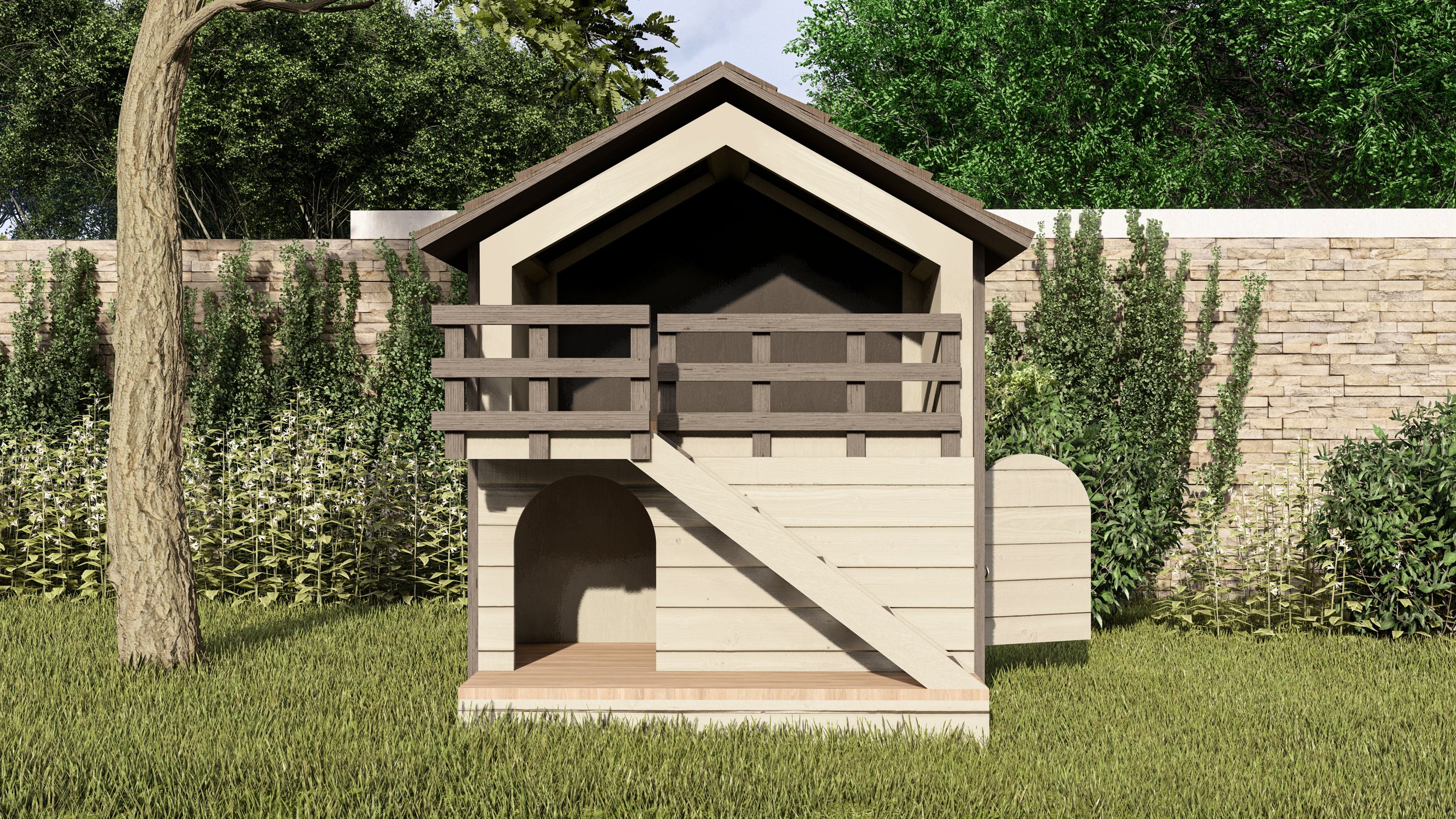 The Pup Loft Chalet view 1