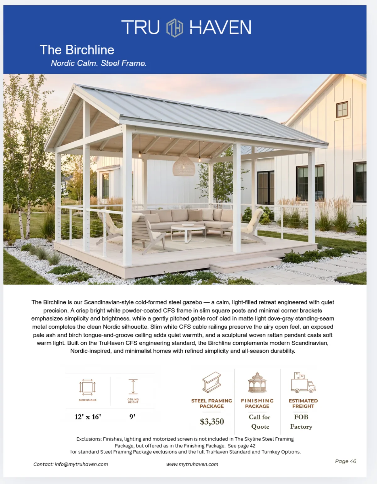 The Birchline catalog page