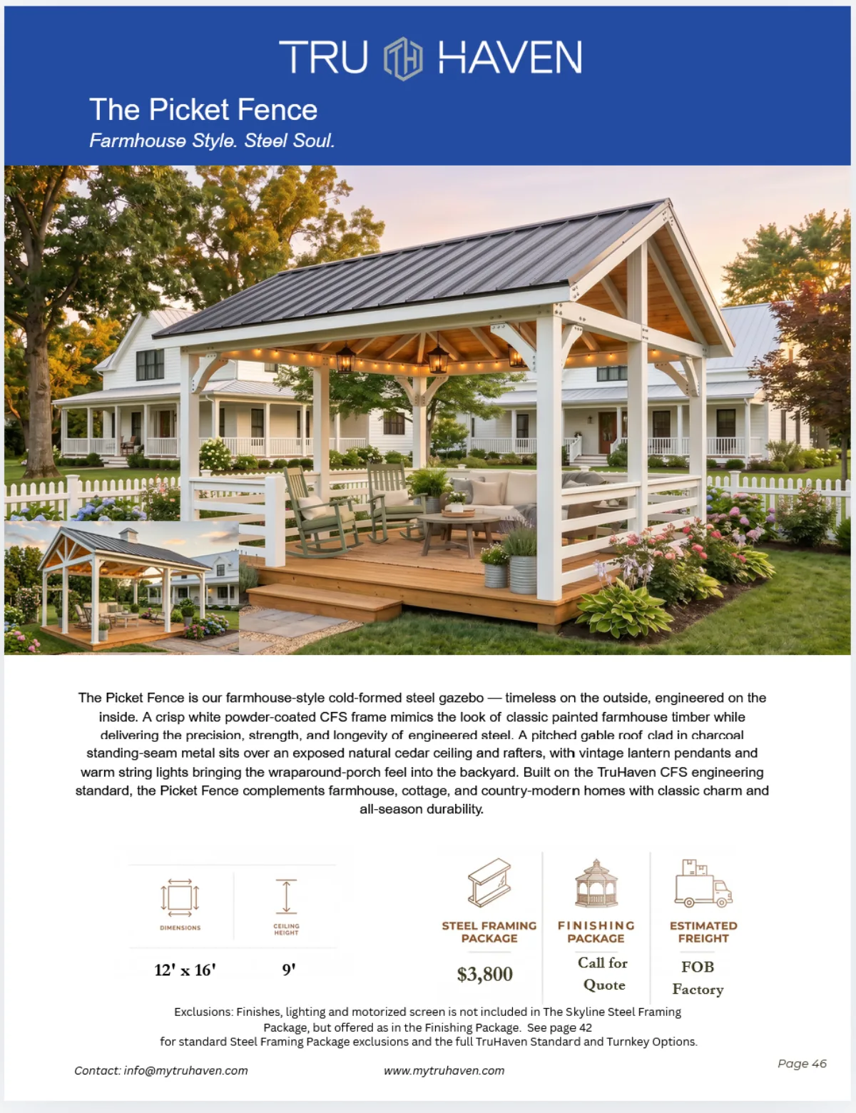 The Picket Fence catalog page