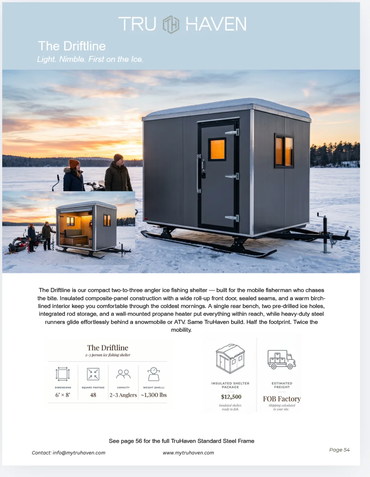 The Driftline catalog page