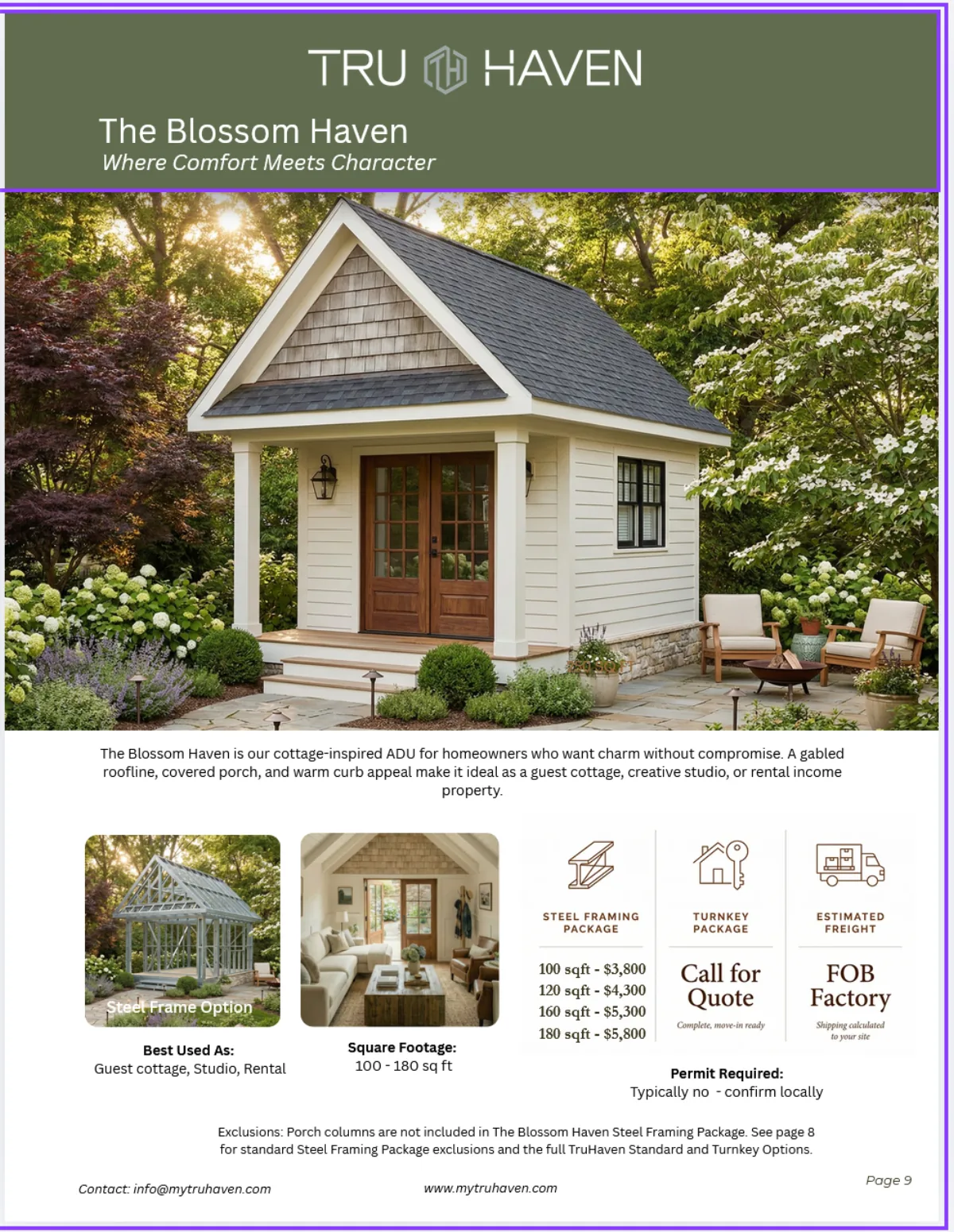 The Blossom Haven catalog details
