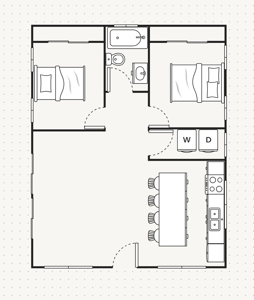 The Cedarpost floor plan