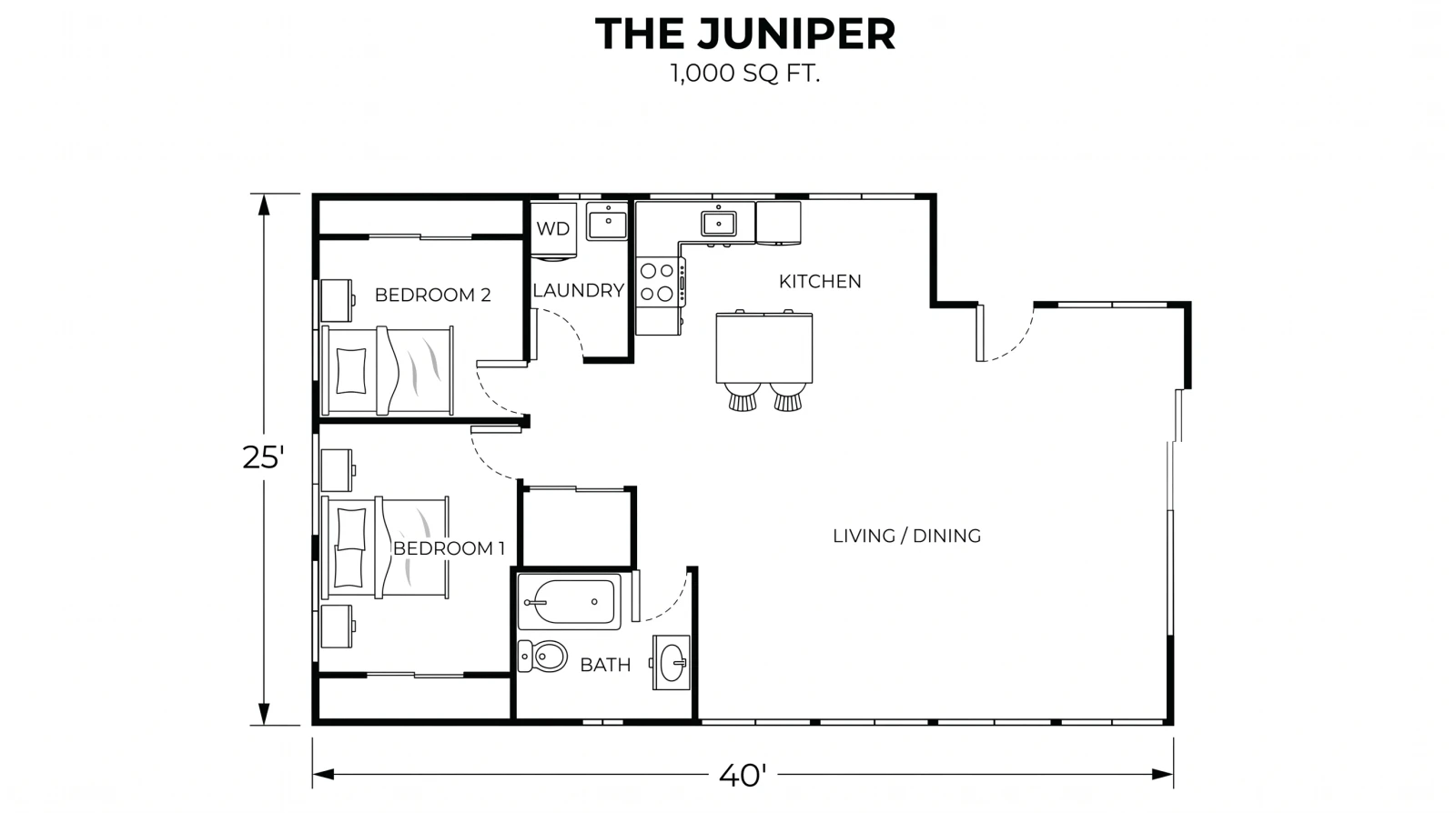 The Juniper floor plan