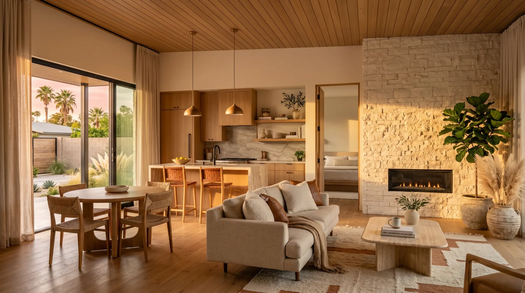 The Mariposa interior