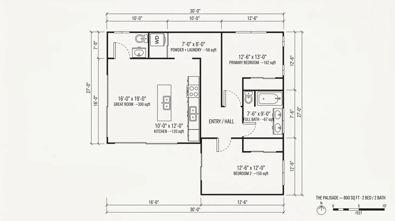 The Palisade floor plan