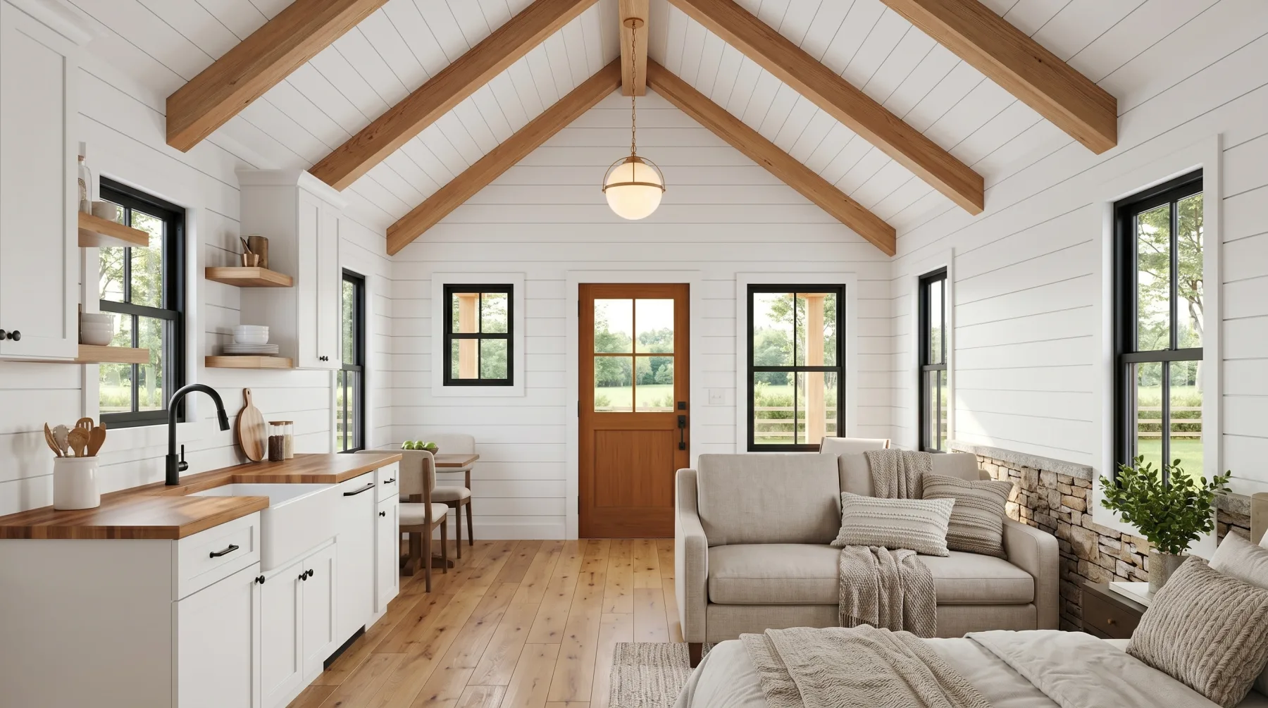 The Saranac interior