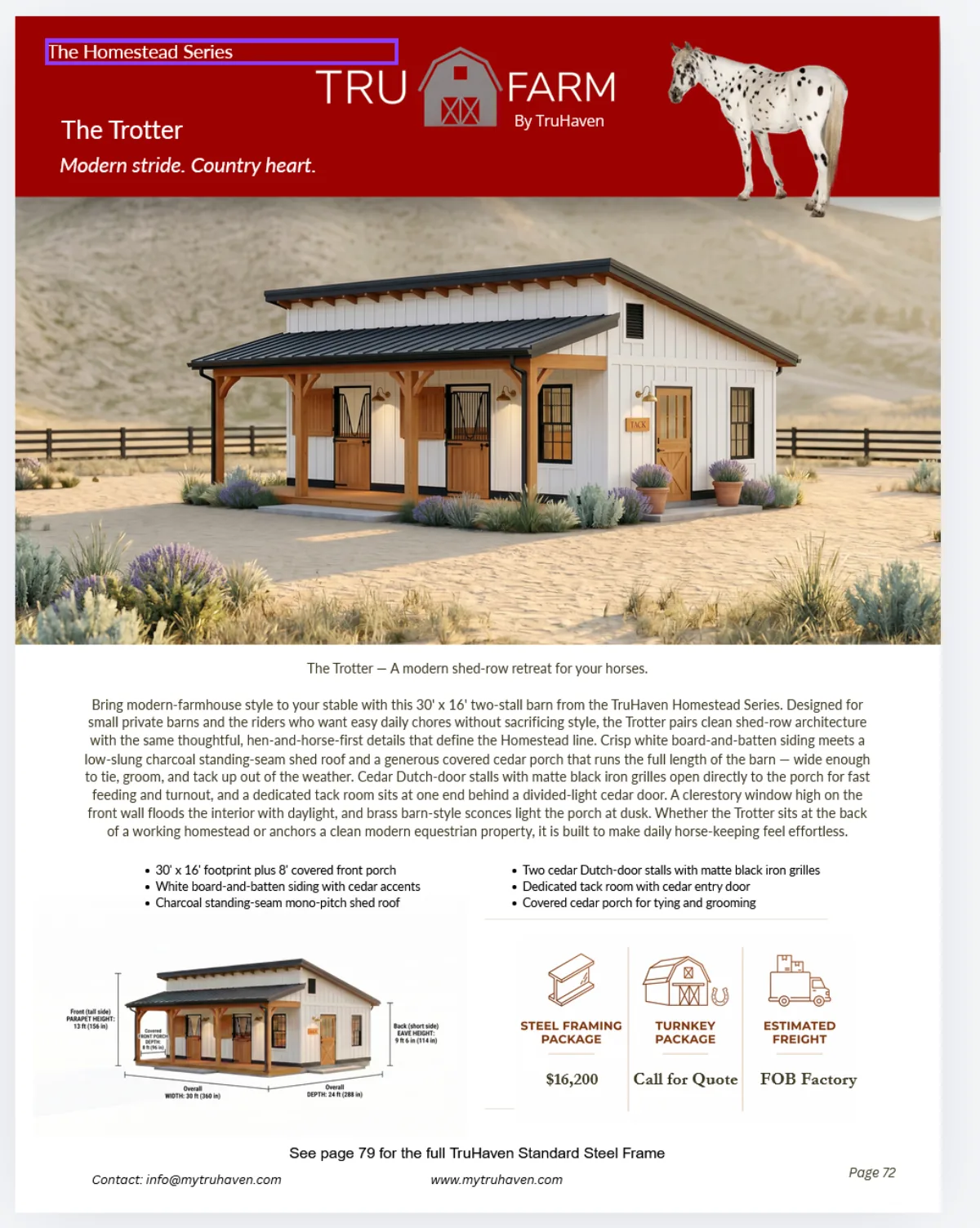 The Trotter catalog page