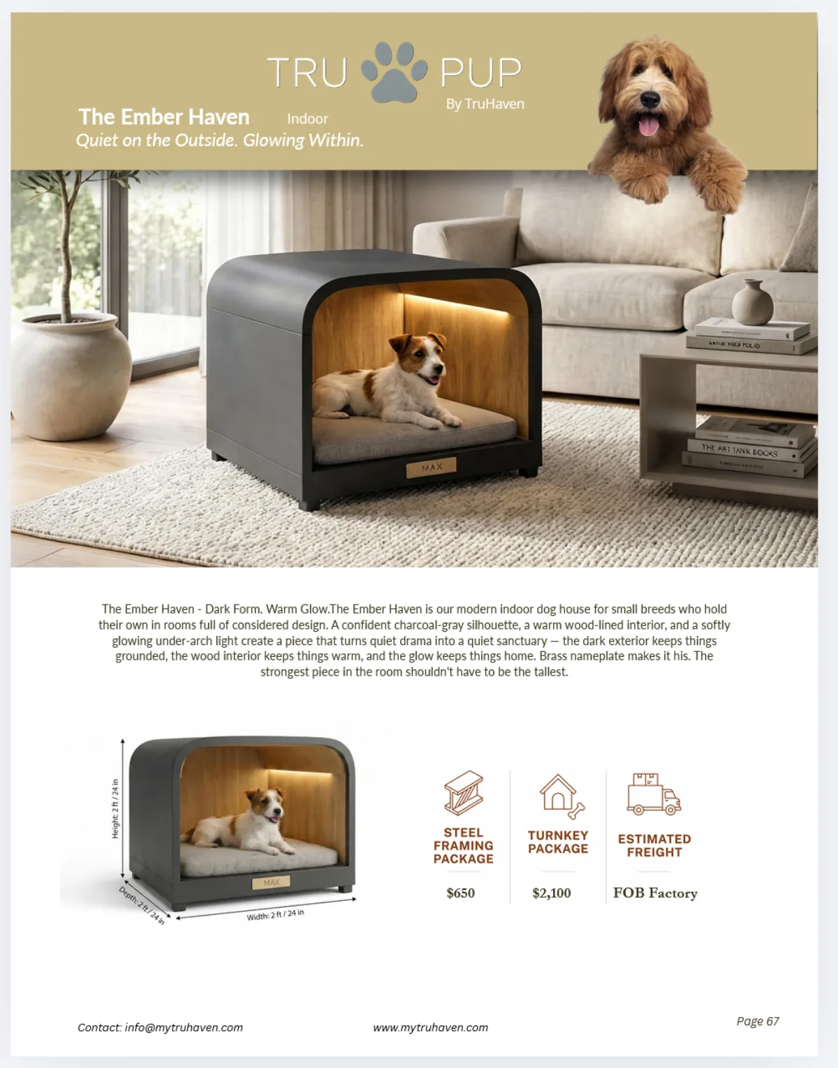 The Ember Haven catalog page